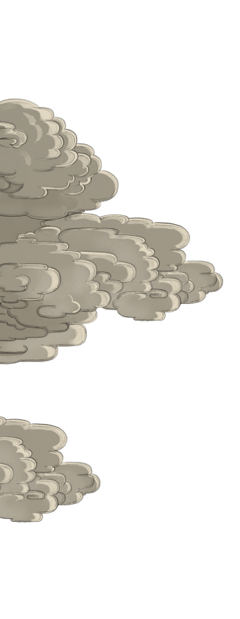 Decorative clouds